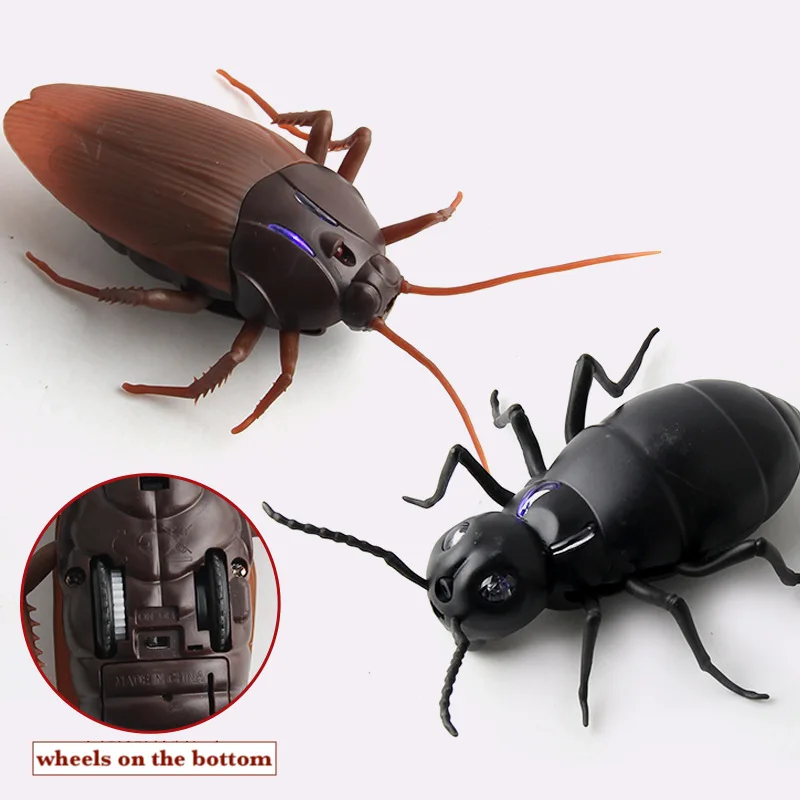 Инфракрасный Радиоуправляемый смешной розыгрыши Шутки игрушка для детей взрослых крутой антистрессовый гаджет интересный насекомое паук таракан игрушечный муравей дети