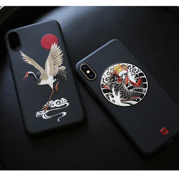 

for iPhone X 8 7 Plus Case 3D Relief Matte Soft Back Cover LICOERS Official Case for iPhone X r s 7Plus 8Plus Case Fundas Shell