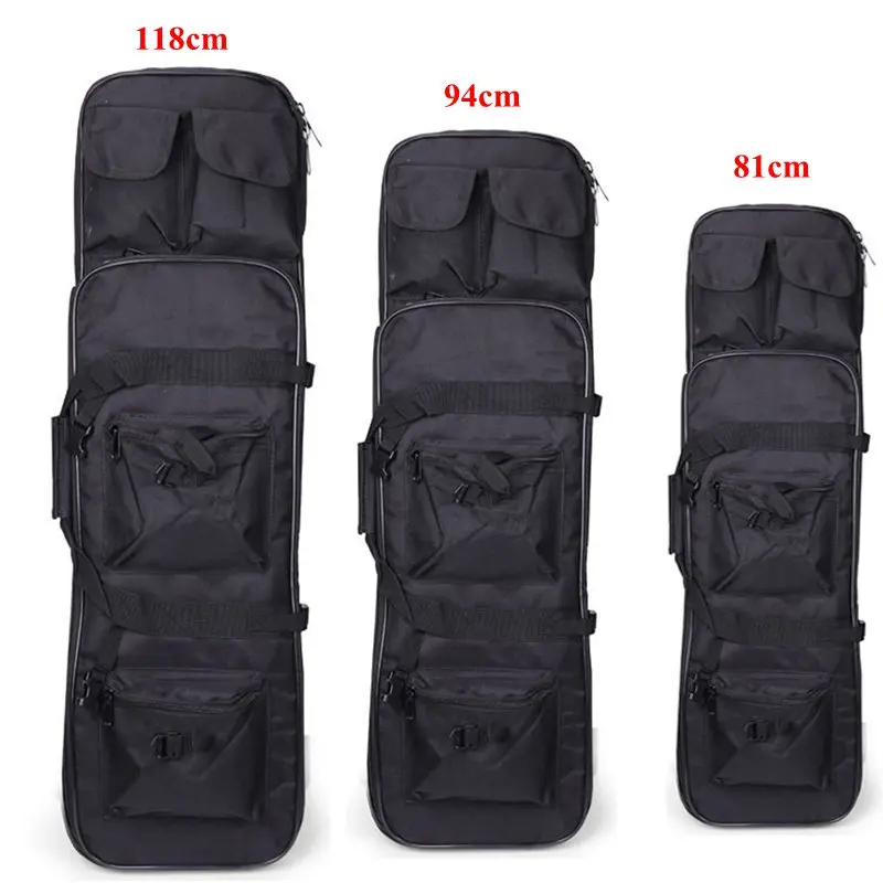 

81cm 94cm 118cm Nylon Rifle Case Shoulder Bag Tactical Military Airsoft Gun Holster Gun Bag Hunting Rifle Gun Carry Accessories