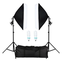 Professional Photography Softbox with E27 Socket Light Lighting Kit for Photo Studio Portraits, Photography and Video Shooting