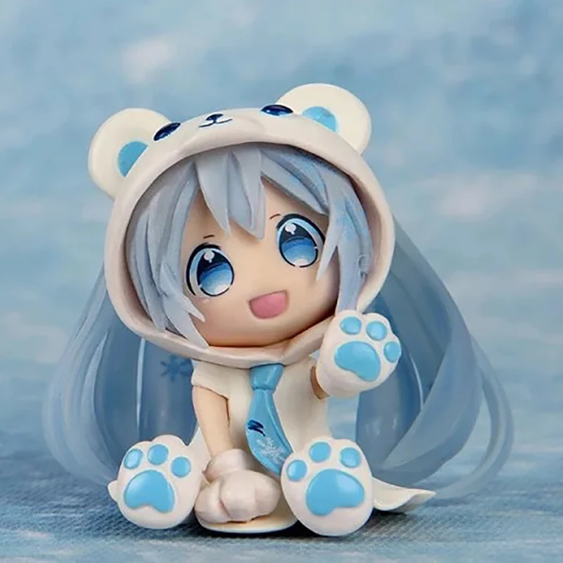 

2017 Japanese Anime Q-Version Action Figure Hatsune Miku Cute PVC Figurine Collectible Model Toy Best Gifts RT227