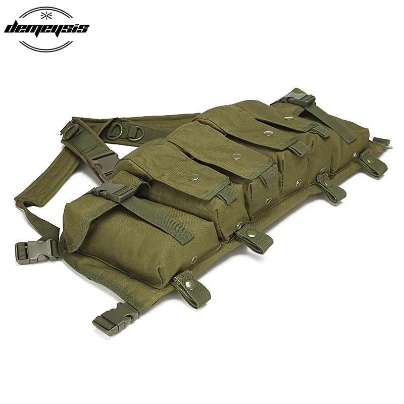 Открытый охотничий жилет тактический нагрудный подсумок сумка модульный военный жилет с AK 47 журнал Перевозчик