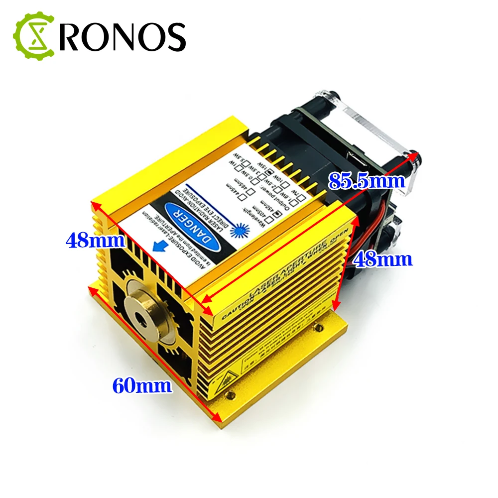450nm 15000mW 12V Fixed Focus Laser Module Diode TTL /PWM Marking Stainless Steel /Engrave On Stone DIY Laser Engraver Cutter15W