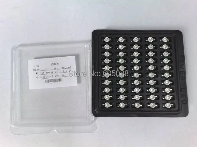 

1w high power led uv bulb lamp led uv germicidal light DC3.0-3.4v 350mA 395-410nm 350pcs/lot wholesale&retail,DHL free shipping