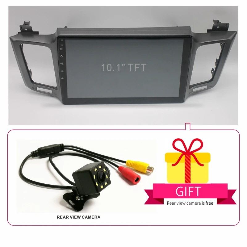 Discount Dinpei Android 9.0 Car Radio Multimedia Player For Toyota RAV4 2012 2013 2014 2015 GPS Navigation CarPaly 4G wifi video 5