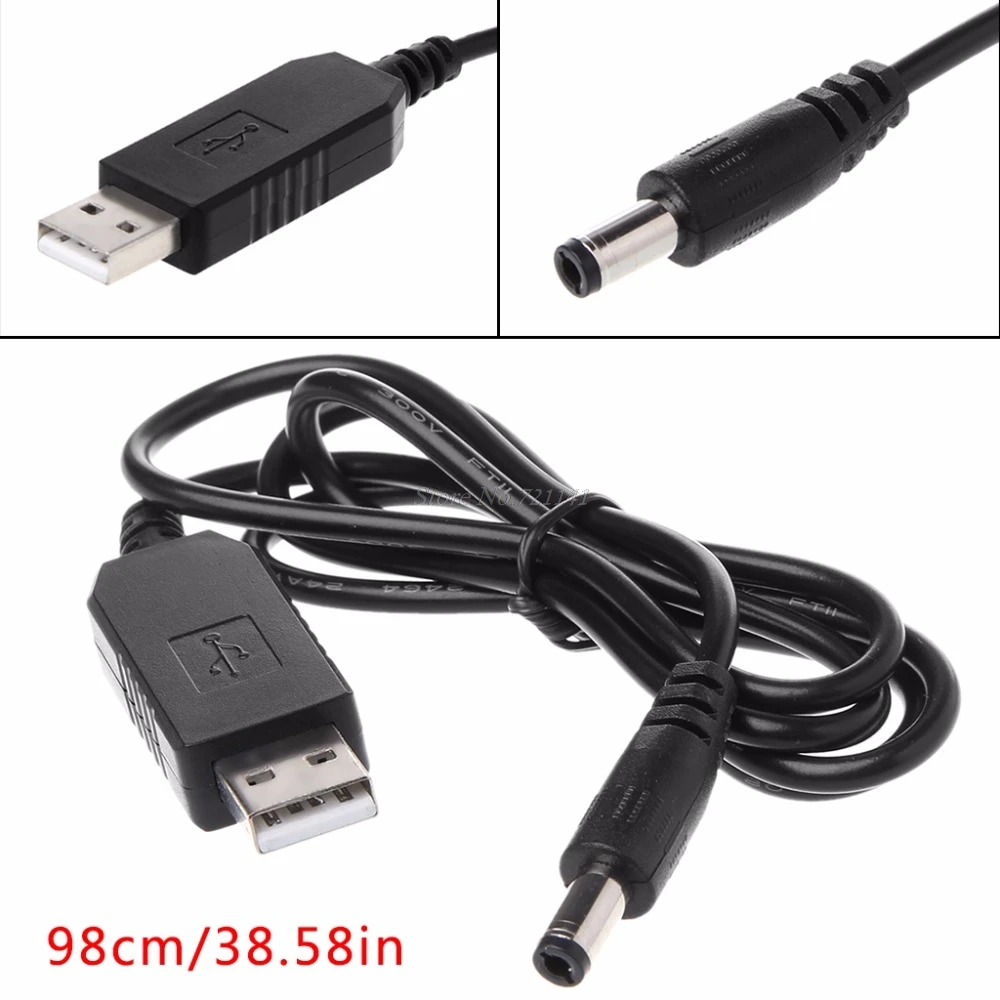Светодиодный кабель питания USB 5 В до 8 4 для велосипеда головной светильник 18650