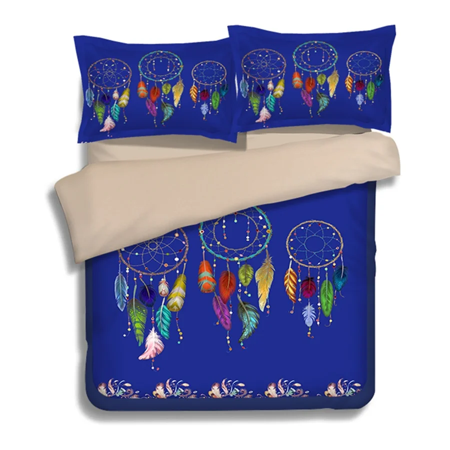 

Indian Print Colorful Dreamcatcher Bedding Twin Full Queen King Size Exotic Duvet Covers 172*218cm 203*218cm 228*228cm 264x228cm