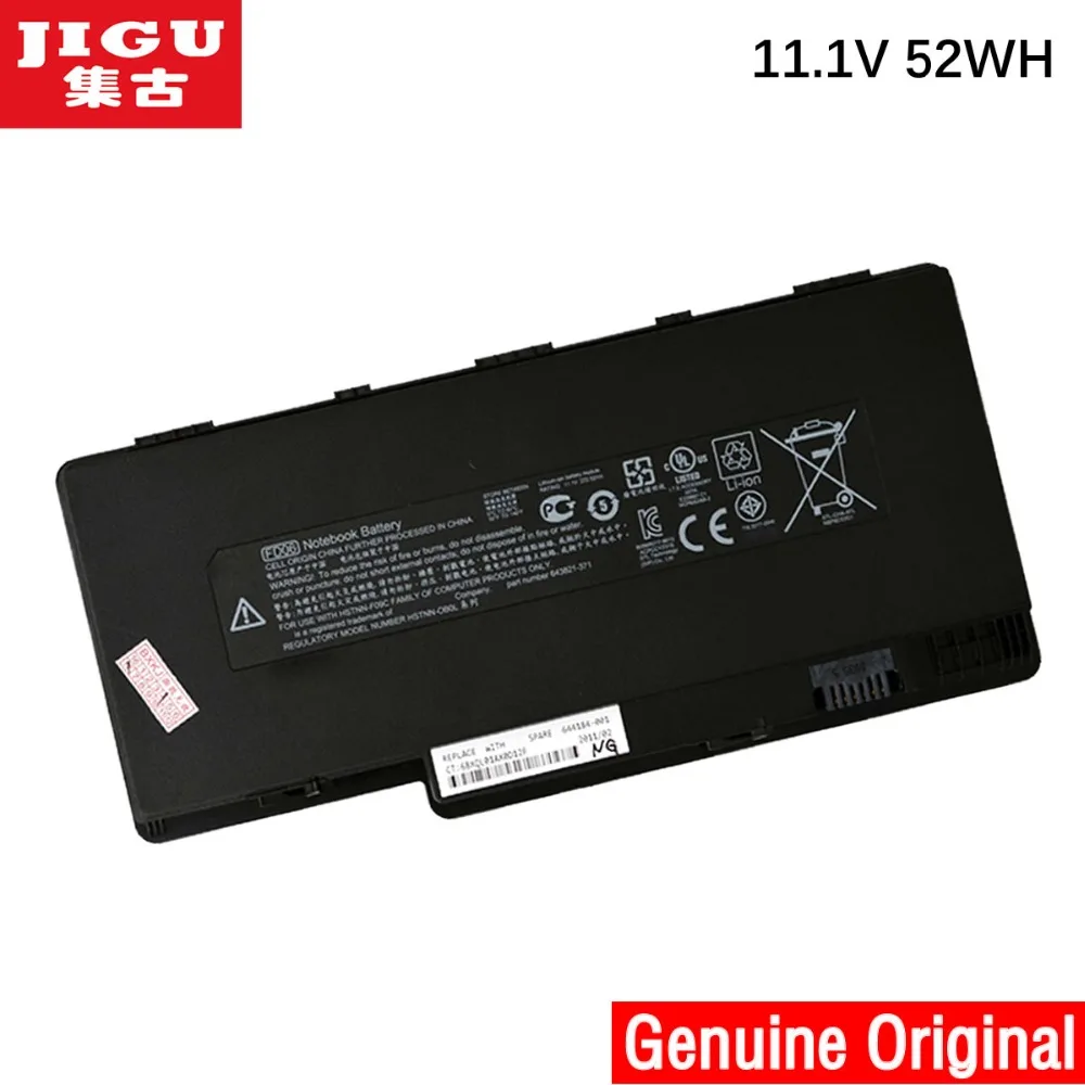

JIG Original Laptop Battery For Hp Pavilion dm3 538692-351 538692-541 580686-001 HSTNN-E02C HSTNN-E03C HSTNN-OB0L HSTNN-UB0L