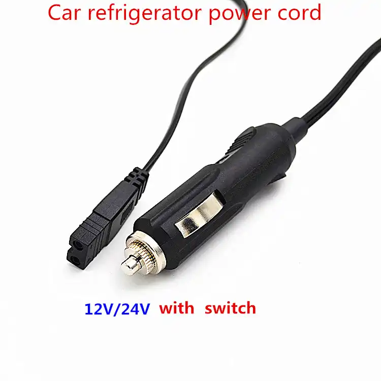 車の冷蔵庫の電源コード延長ケーブル変換プラグ 12v24v 車ケーブルユニバーサル 1 6 メートル Cable With Plug 12v Dc Cablefor Cable Aliexpress
