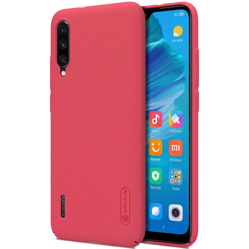 Чехол для Xiaomi Mi CC9 CC9E Mi9 Mi 9 Lite корпус Nillkin матовый щит PC задняя крышка для Xiaomi Mi 9 Lite чехол 6,39'' - Цвет: Красный