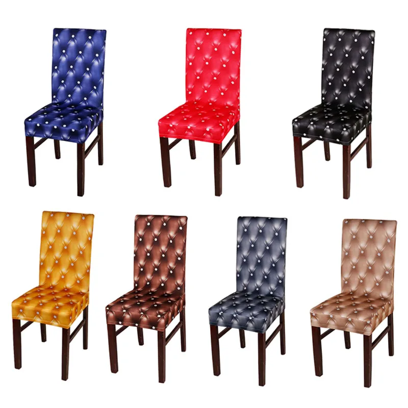 Removable Elastic Stretch Slipcover Dining Room Chair Cover Antifouling Seat Cover LBShipping Removable Elastic Stretch Slipcover Dining Room Chair Cover Antifouling Seat Cover LBShipping