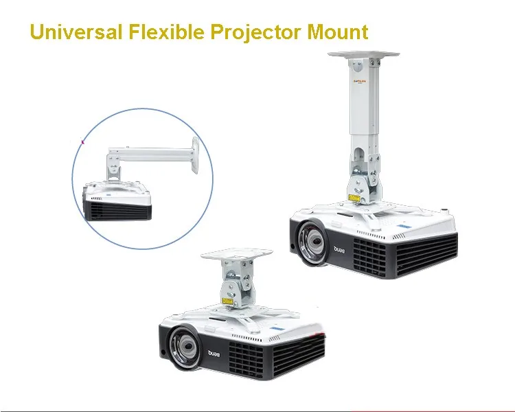 Universal Flexible Audio/ Projector Mount Ceiling / Wall Mount Bracket Height adjustable 290-390mm Universal Flexible Audio/ Projector Mount Ceiling / Wall Mount Bracket Height adjustable 290-390mm