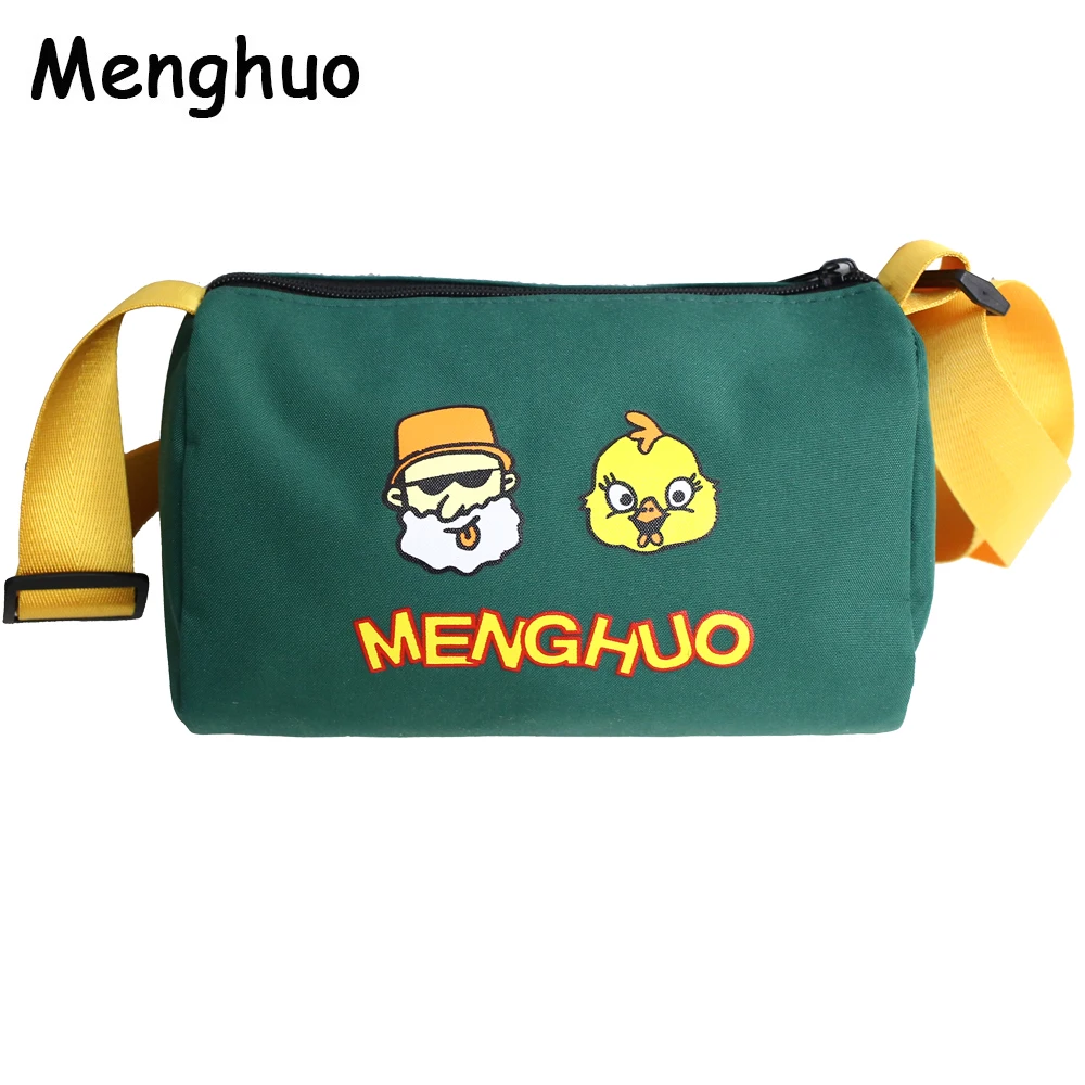 

Menghuo Women Handbag Small Purse Bucket Bag Cell Phone Shoulder Bag Cute Pattern Barrel-Shaped Fashion Crossbody Zipper Bags