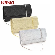 KEENICI2016 Women Satin Rhinestone Evening Clutch Bag Ladies Day Clutch Purse Chain Handbag Bridal Wedding Party Bag Bolsa Mujer