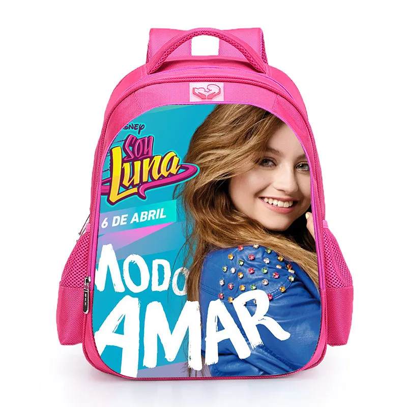 

2018 Children Schoolbag Custom Made TV Show Soy Luna Backpack for Girl Teenager Girl Backpack Women Travel Bag Mochila Infanti