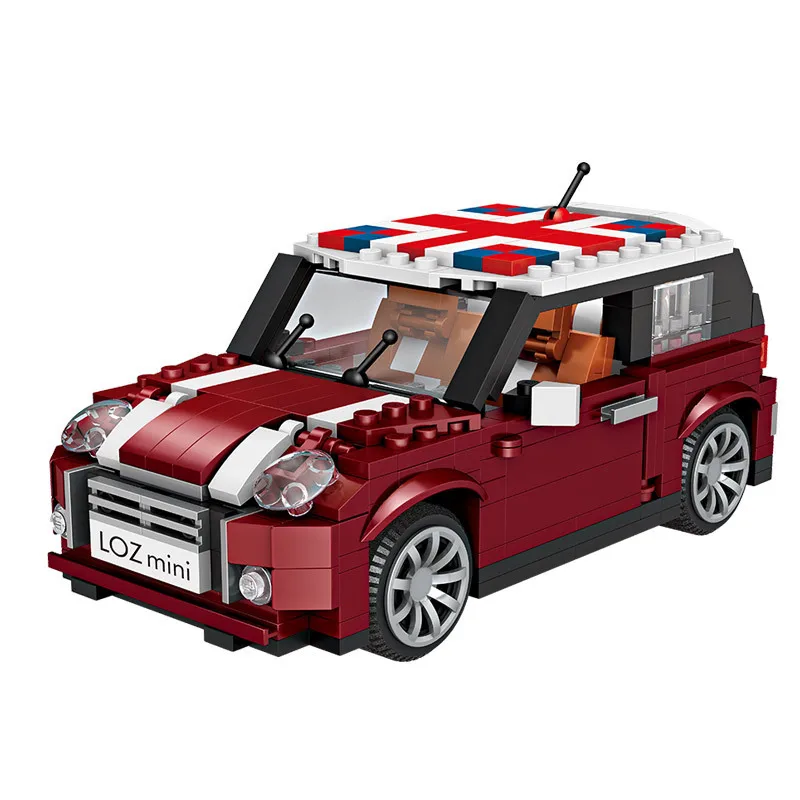 

Small Particles Building Blocks sets Bricks Small Sheep Motorcycle Surfing Duck Bus Model Educational Toys for Children gift
