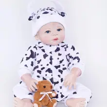 58 см Reborn Куклы одежда для малышей Куклы реалистичные Игрушки для маленьких детей для девочек и мальчиков Brinquedos новогоднее; рождественское рождения подарок Игрушечные лошадки душ куклы