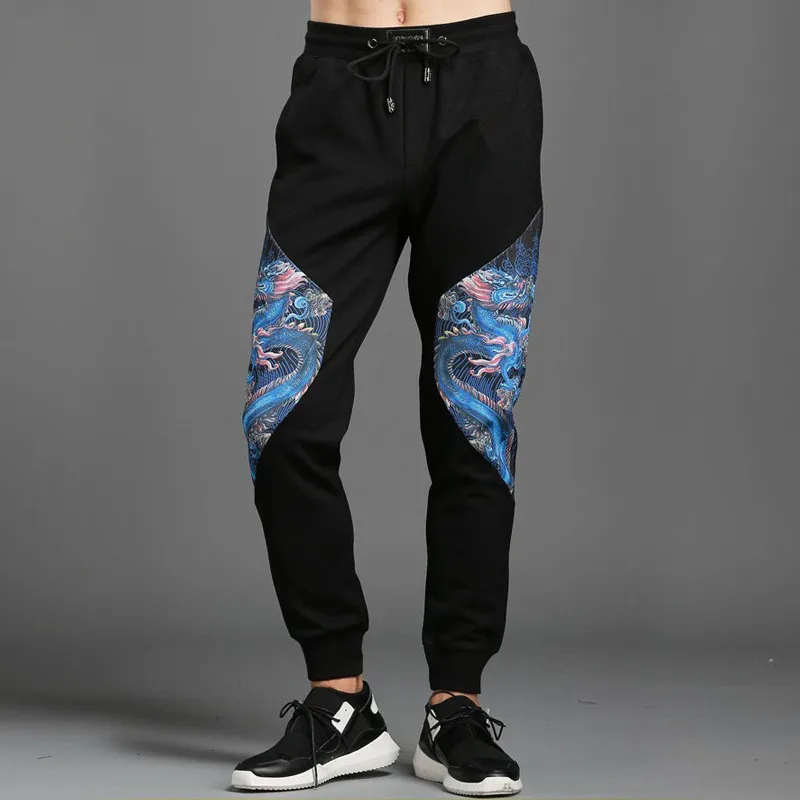 chinese dragon sweatpants