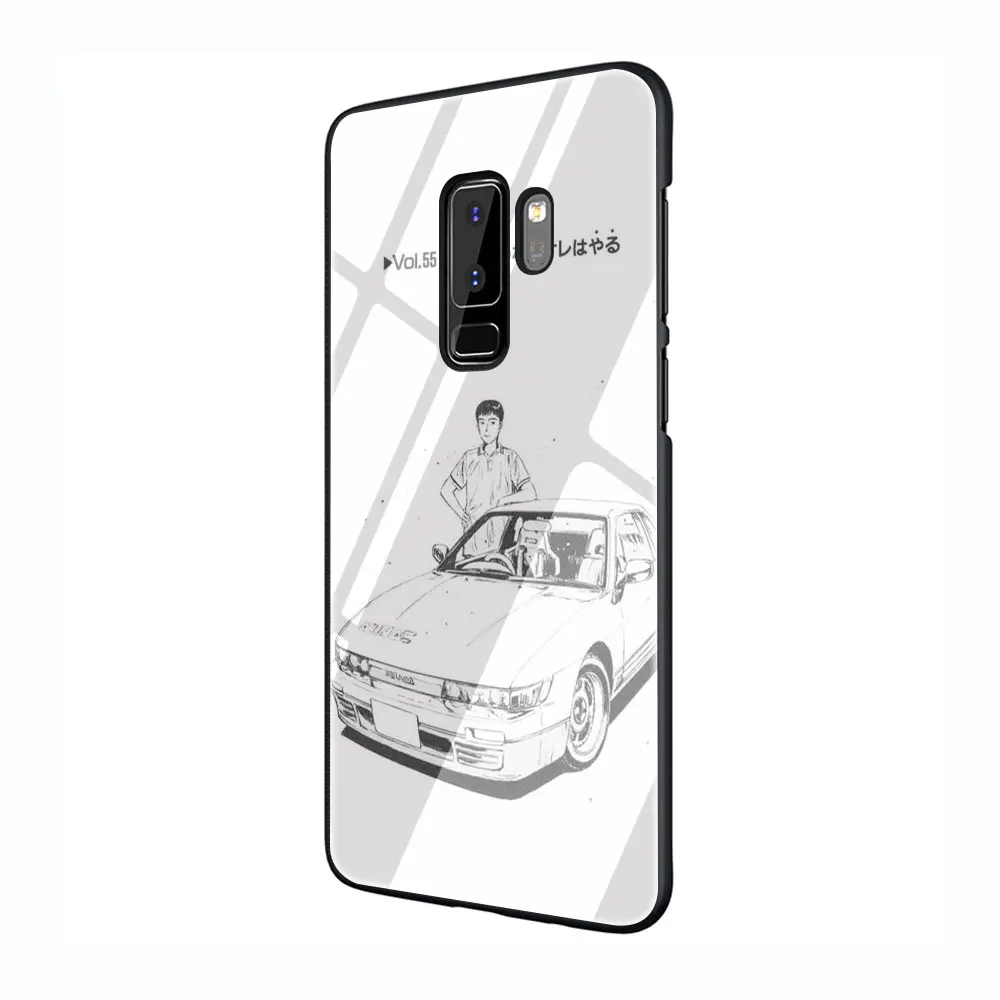 INITIAL D AE86 закаленное Стекло чехол для телефона чехол для Galaxy S7 край S8 9 10 Plus, Note 8, 9, 10, A10 20 30 40 50 60 70 - Цвет: G5