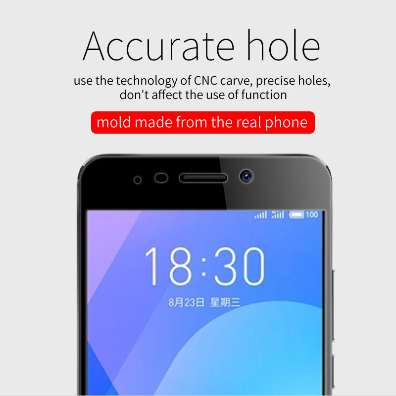 TCICPC для Meizu M6 Note закаленное стекло 9H 2.5D HD прозрачное полное покрытие Защитное стекло для Meizu M6 Note Защитная пленка для экрана