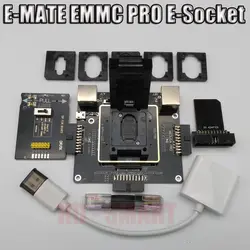 E-MATE коробка E mate box E-Socket 6 в 1 без сварки BGA169E BGA162 BGA221 поддержка Medusa Pro box/UFI/ATF/легкий JTAG Plug/RIFF-бокс