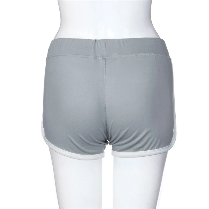 Women Yoga Shorts Summer Pants Women Sport Shorts Gym Workout Waistband Skinny Yoga Elastic Shorts #FS#4JU24 (21)