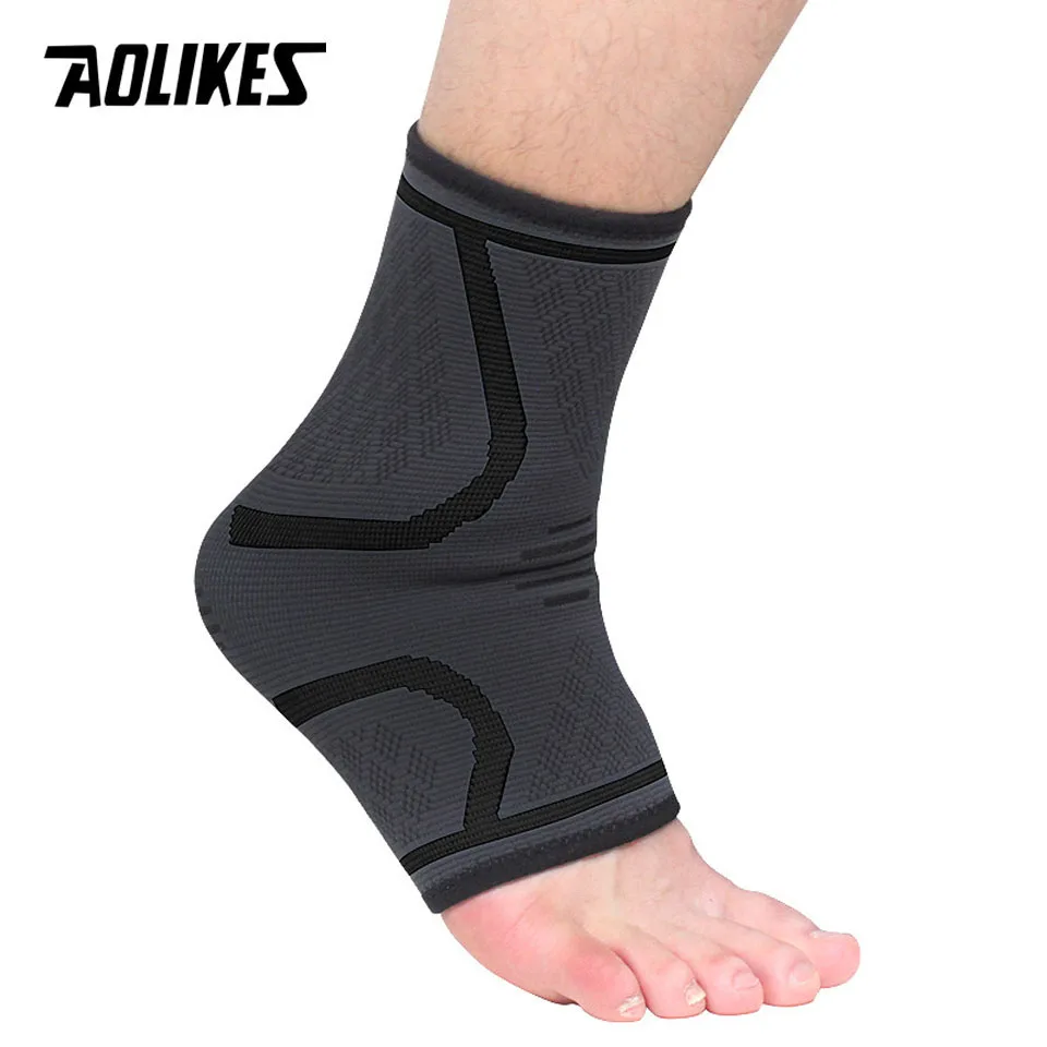Ankle Support Ankle Straps Ankle Support Brace AOLIKES 1PCS Sports Ankle Compression Pad Women Gym Fitness Nylon Elastic Support Foot Straps Protector Football