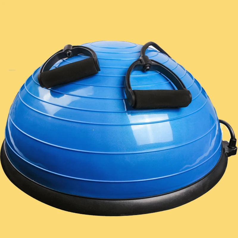 ★ Половина Yoga Balance Ball Тренажерный зал Тренировка мяча Pilates Половина Yoga Ball Упражнения Тре ✔