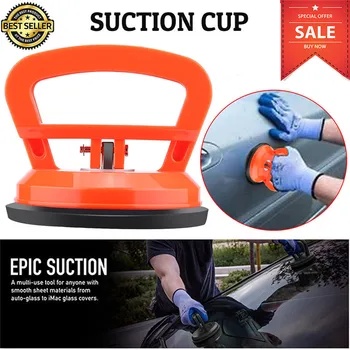 

kongyide Car Repair 1PC Car Auto Suction Cup Dent Puller Handle Lifter Dent Remover Heavy Duty Galss Lif Orange 115 mm je6