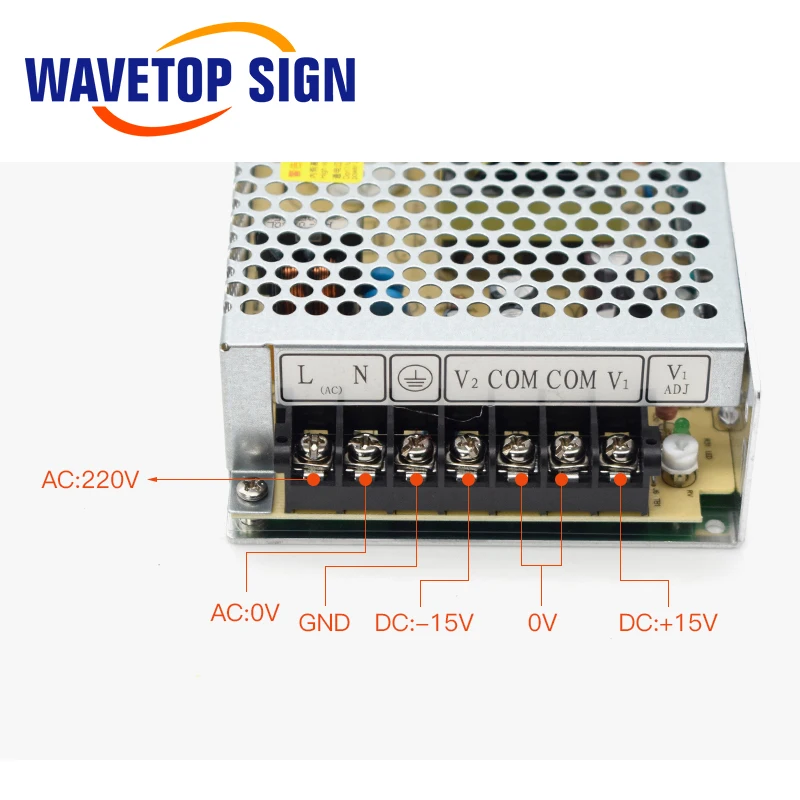 WaveTopSign 10.6um 10600nm CO2 лазерное сканирование Galvo головка SACNdre10 вход Aperture10mm гальванический сканер с блоком питания