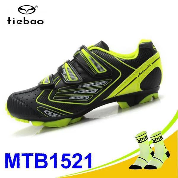 Tiebao велосипедная обувь MTB горный велосипед обувь гоночный велосипед SPD педали кроссовки мужские самоблокирующиеся спортивная обувь для езды на велосипеде - Цвет: Socks for 1521 G