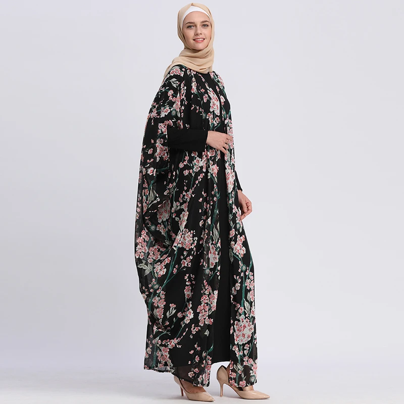Abaya Dubai Kaftan Islam Long Kimono Cardigan Muslim Hijab Dress Abayas For Women Jilbab Robe Femme Caftan Turkey Islam Clothing