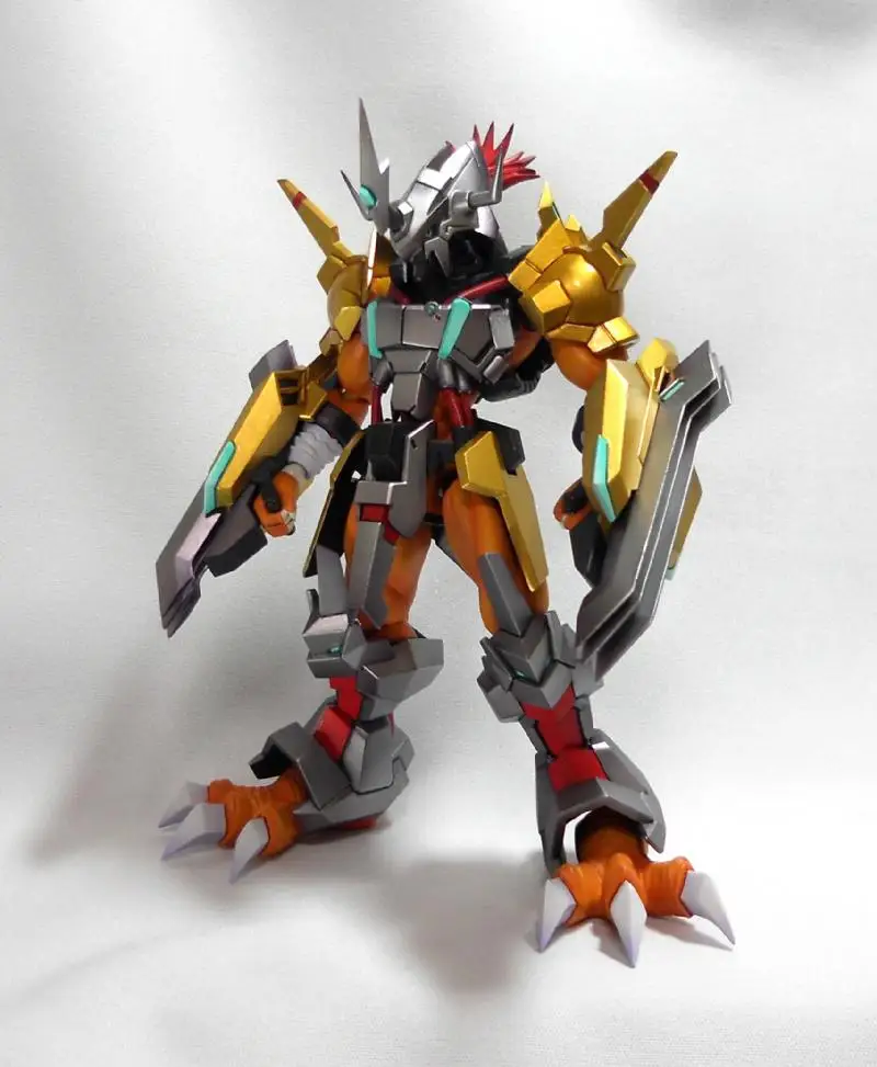 Неокрашенный гараж робот комплект WF2014 WarGreymon x-антитела модельный комплект - Цвет: Белый