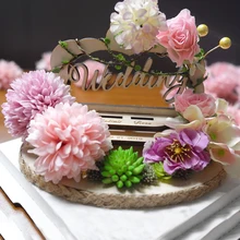 Скидка,, 1 шт., пользовательское имя, розовый цветок, помолвка, предложение женитьбы, день, руководство, фермерский стиль, кольцо, подушка