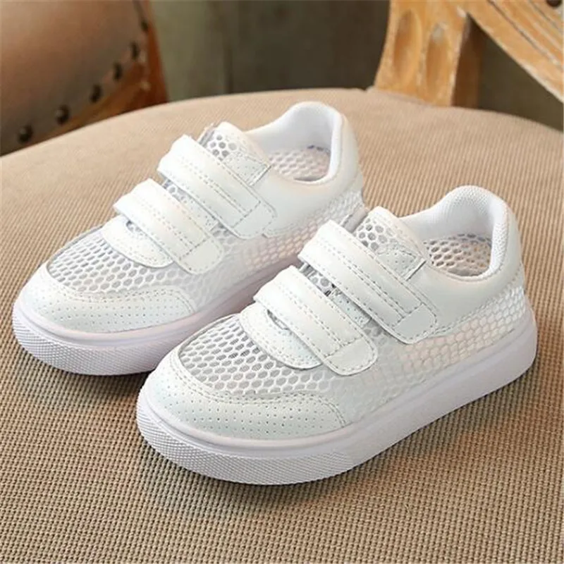 Weoneit/детская обувь; Chaussure Enfant; повседневная спортивная обувь для мальчиков и девочек; сезон весна-лето; белые детские кроссовки; дышащая детская обувь
