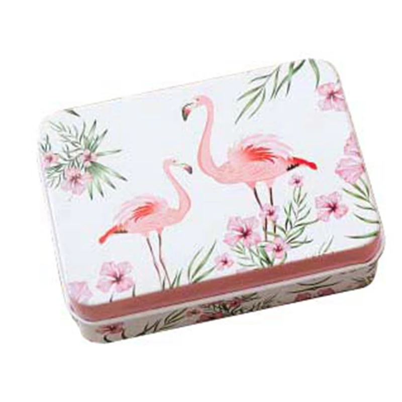 

Fantasy Unicorn Tin Box Cosmetics Makeup Organizer Case Metal Tea Coin Candy Box Wedding Favor Gift Box