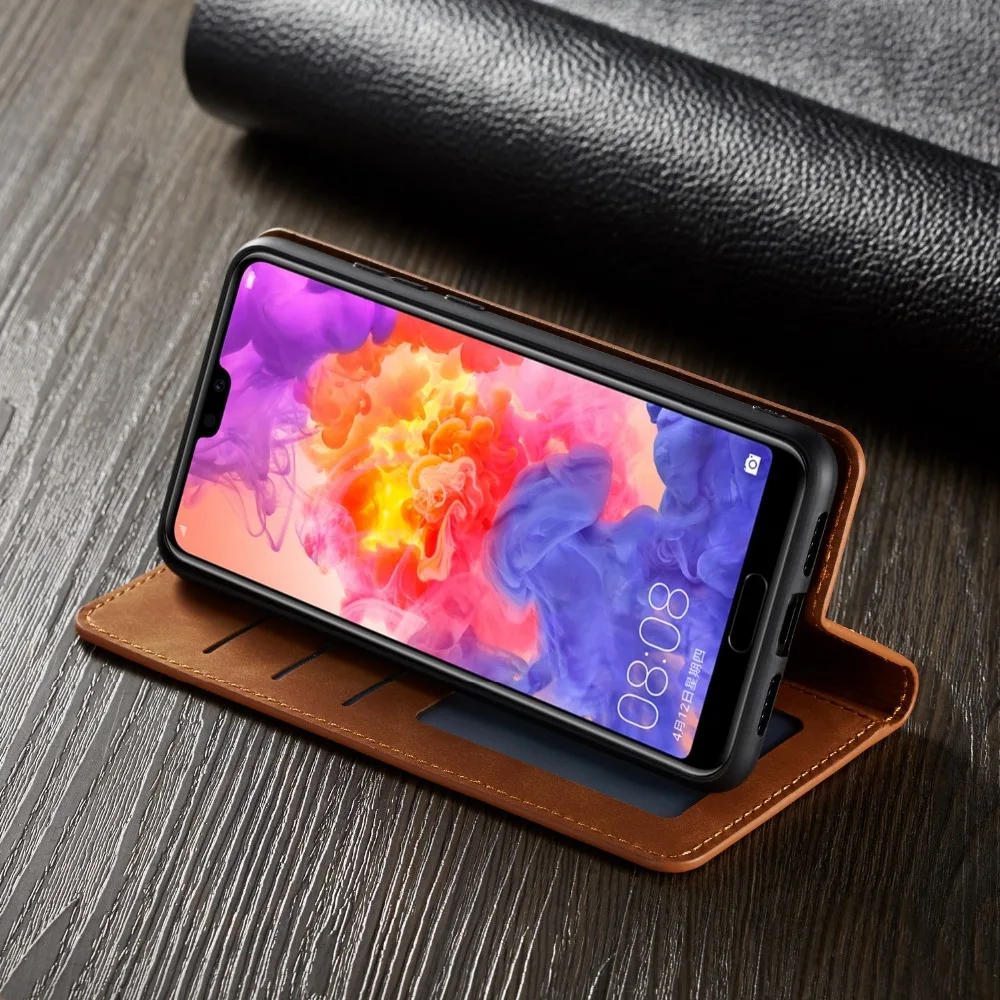 Кожаный флип чехол P20 Lite для Huawei Pro кожаный Бумажник телефона Mate 20 чехлы