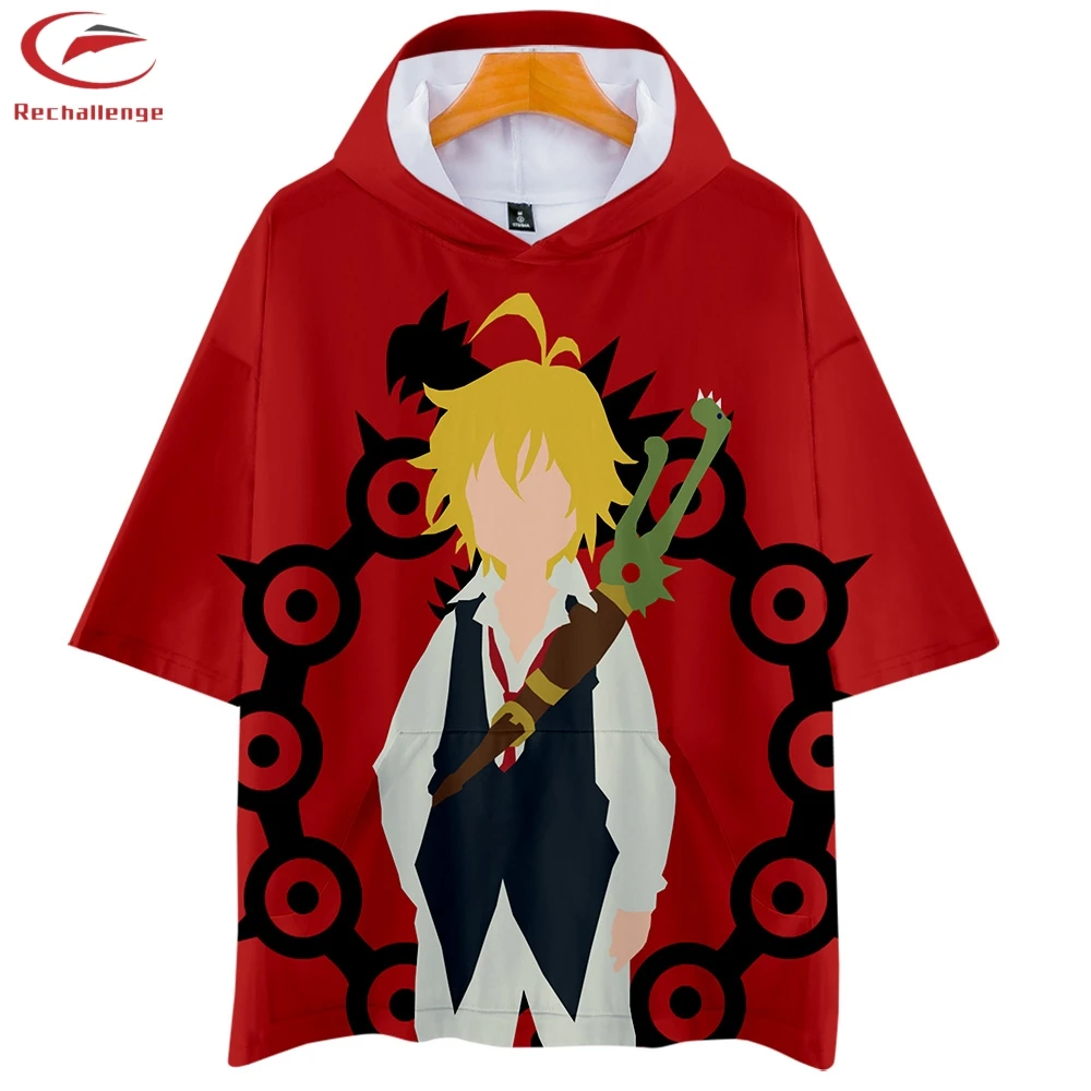 

Meliodas Men's 3D hooded clothes trend Melidos 2019 Men's anime casual hooded children's fashion
