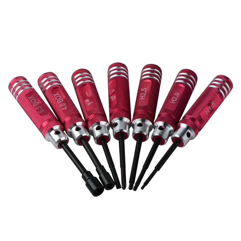 

Steel Hard Hexagonal Precision Screwdriver Set RC Helicoper Models Four Sets Removal Tool Ferramentas 1.5 / 2.0 / 2.5 / 3.0 Mm