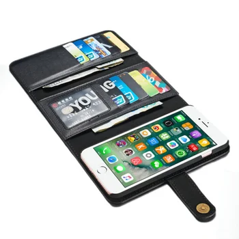 

50pcs HYYGEDeal Phone cases 15 Cards Wallet PU Flip ID Card Magnet Separated Leather for Apple iphone 7 8 iphone 8 plus 7 Plus