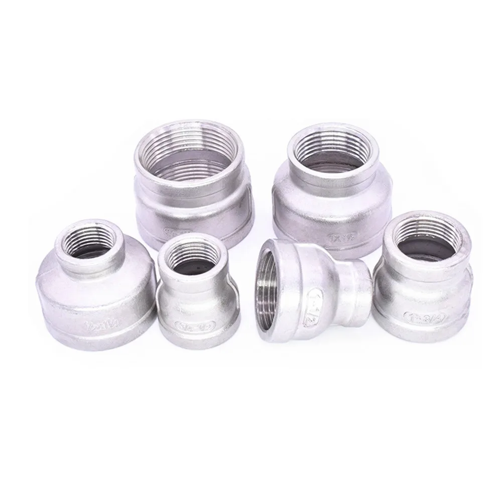

1/8" 1/4" 3/8" 1/2" 3/4" 1" 1-1/4" 1-1/2" BSP female to female Thread Reducer 304 Stainless Steel Pipe Fitting Connector Adpater