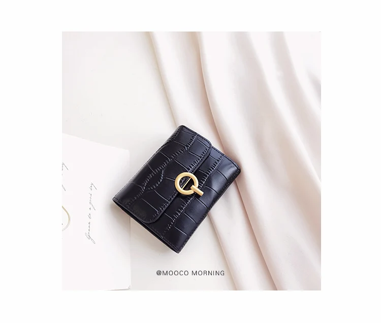 Business Card Holder Genuine Leather Fashion Black Real Genuine Leather Credit Card Holder Women Wallet Unisex Card Case