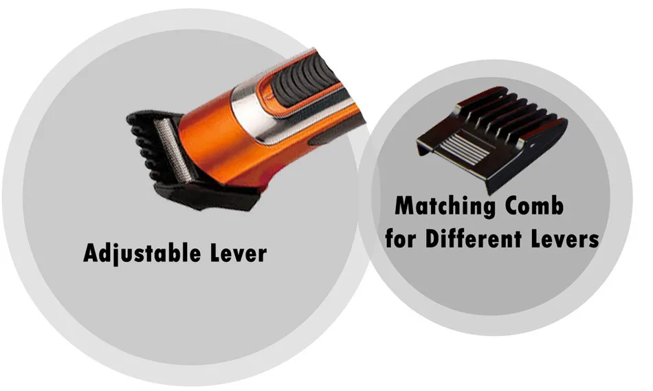 DEARLIN Dingling RF607 перезаряжаемый триммер для стрижки волос, набор аксессуаров для стрижки волос,, Прямая поставка