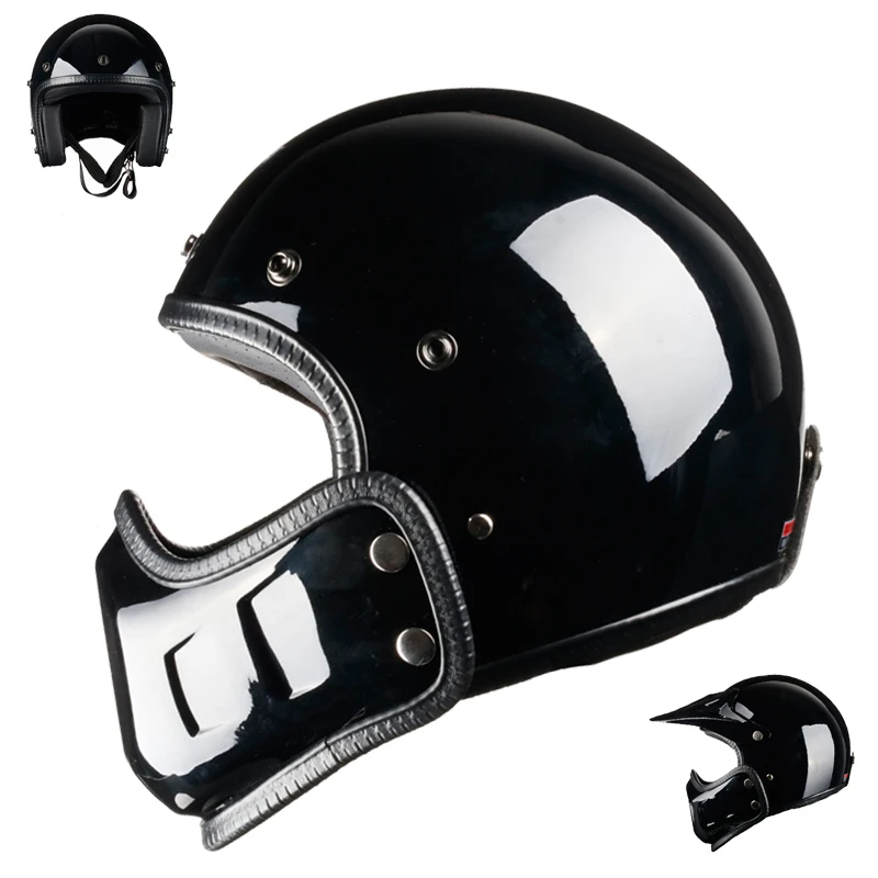 LDMET motocross casco moto vintage motorcycle helmet jet