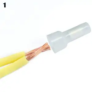 120 шт. 16-14 AWG нейлон закрытый кабель торцевой обжим колпачок Электрические Провода кабели терминалы Разъемы нейлоновый провод соединитель алюминиевый сердечник