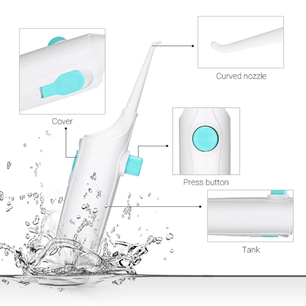 Беспроводной воды Flosser портативный аппарат для чистки зубов/стоматологическая мойка воды/пероральная Промывка/глубокое очищение зубов для отбеливания зубов