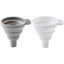Funil de silicone de cozinha dobrável, funil dobrável de silicone para cozinha, dispositivo portátil de dispensamento de líquido para casa