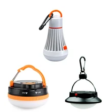 hot 4 Modes Portable Outdoor Camping Tent Light 6LED 3W Lantern Hanging Lamp For Night Fishing Camping 18650/3x AAA battery
