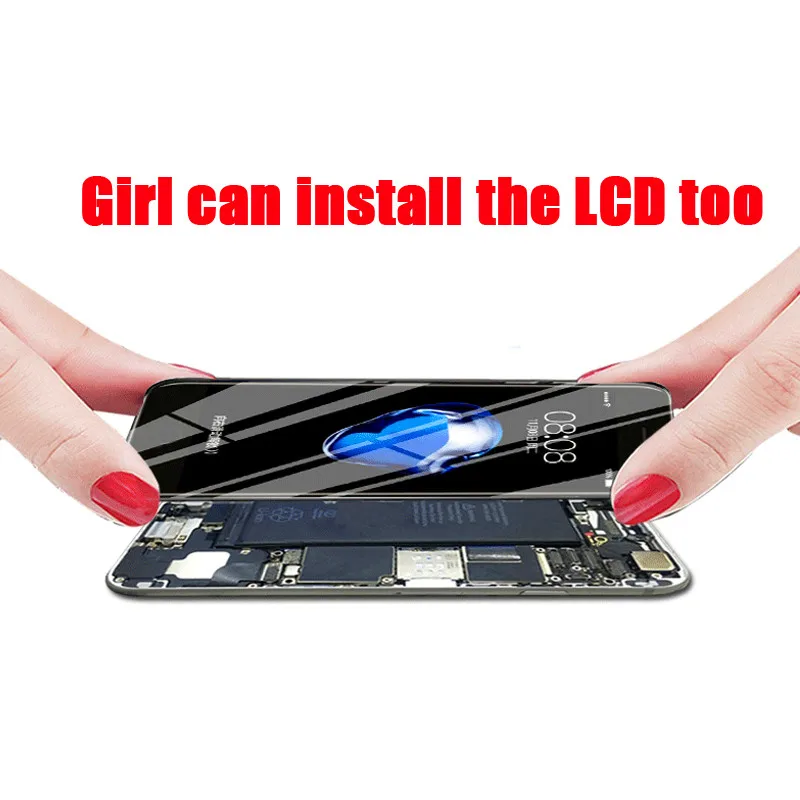 

[15 Day Guarantee ] for iPhone 6 6S Screen On 7 8 Display for iPhone Replacement LCD Ecran Black White Free Repair Tool and Gift