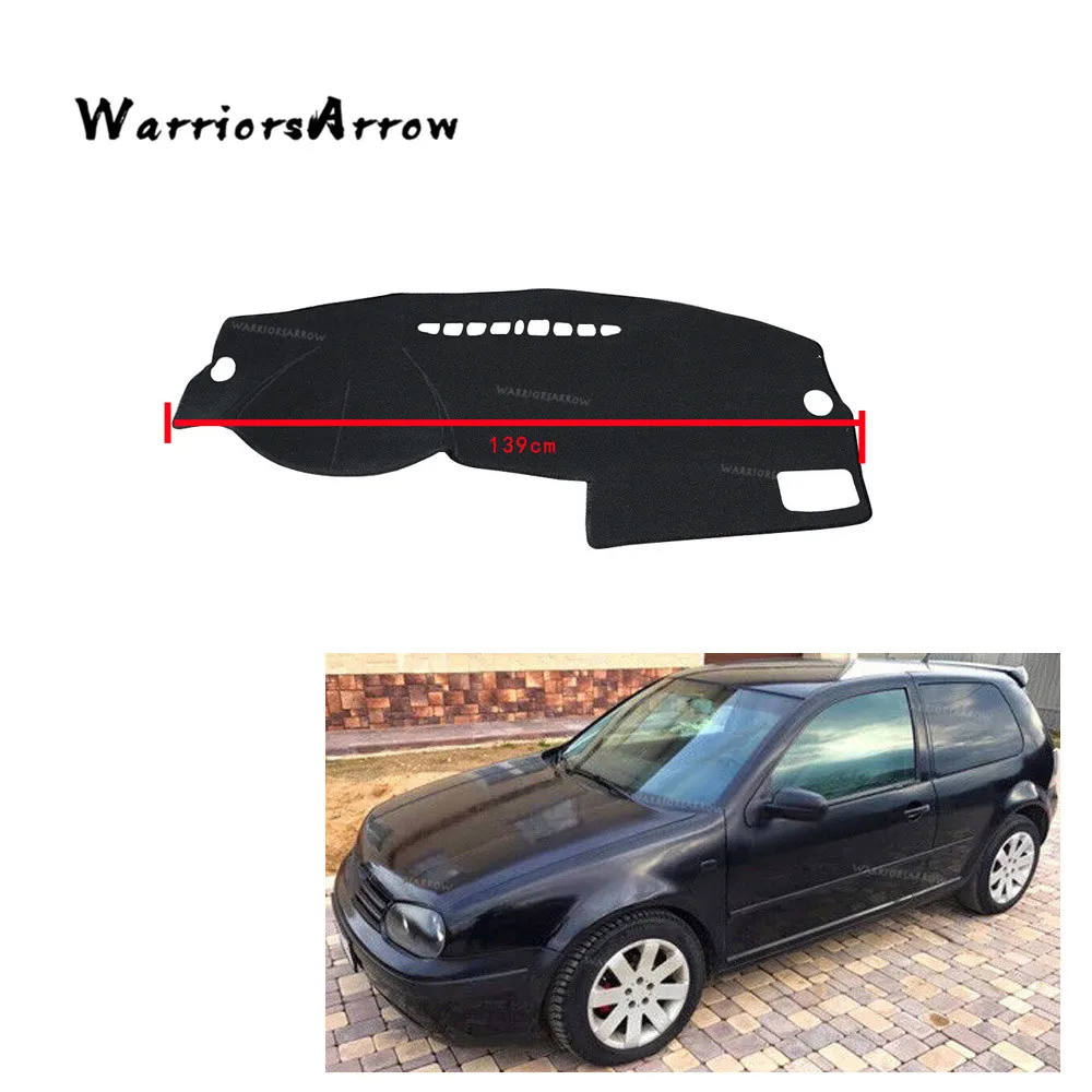 WarriorsArrow, внутренняя крышка для приборной панели автомобиля, коврик для приборной панели, коврик для приборной панели, Солнцезащитный коврик для приборной панели, защитный коврик для ковра LHD для VW GOLF 4